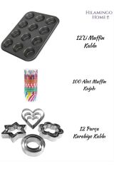 Muffin Kalıbı ve Kurabiye Kalıbı Seti