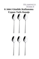 6 Adet Günlük Kullanıma Uygun Tatlı Kaşığı