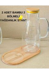 2 Adet 2 Bölmeli Yağdanlık Stant/Sabunluk Standı