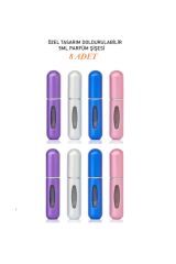 8 Adet Taşınabilir Mini Doldurmalı Parfüm Şisesi 5ml