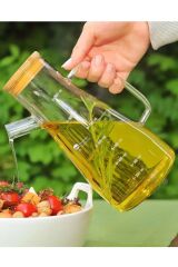 Masterchef Borosilikat Cam 900ml Yağdanlık