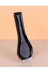 Siyah Seramik Kirli Kaşıklık Kepçe Kaşıklık Altlığı 27cm